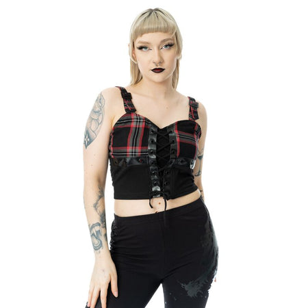 Top Gothic de Poizen Industries - Phantom Highlander - Haut - XS à XXL - pour Femme - noir - Poizen Industries