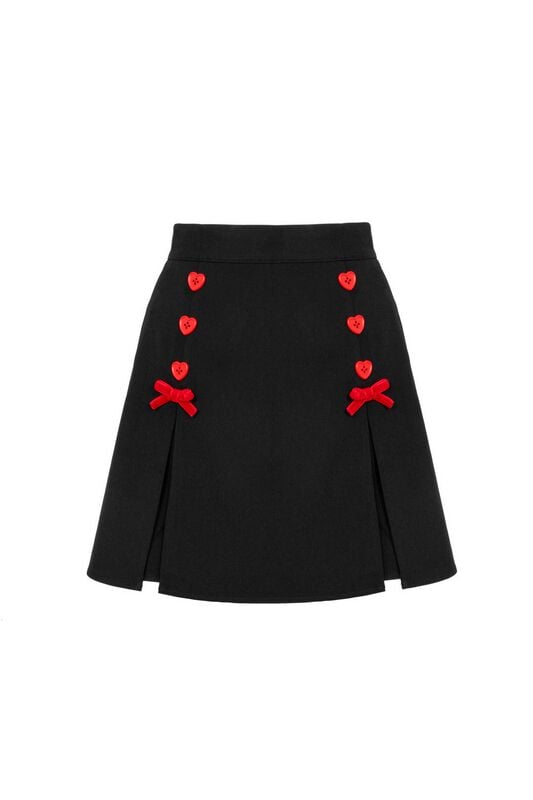 Short  de Hell Bunny - COLLEEN SKORTS - XS à XL - pour Femme - noir/rouge - hell bunny