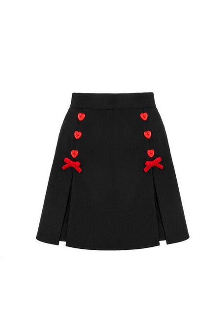 Short  de Hell Bunny - COLLEEN SKORTS - XS à XL - pour Femme - noir/rouge - hell bunny