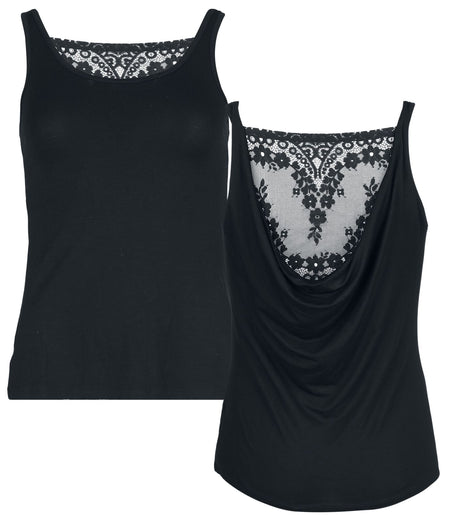 Top  de Black Premium by EMP - Essential Top - S à XXL - pour Femme - noir - Black Premium by EMP