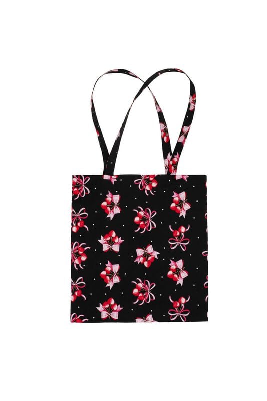 Sac En Tissu  de Hell Bunny - CHERILYN TOTE BAG - pour Femme - noir - hell bunny