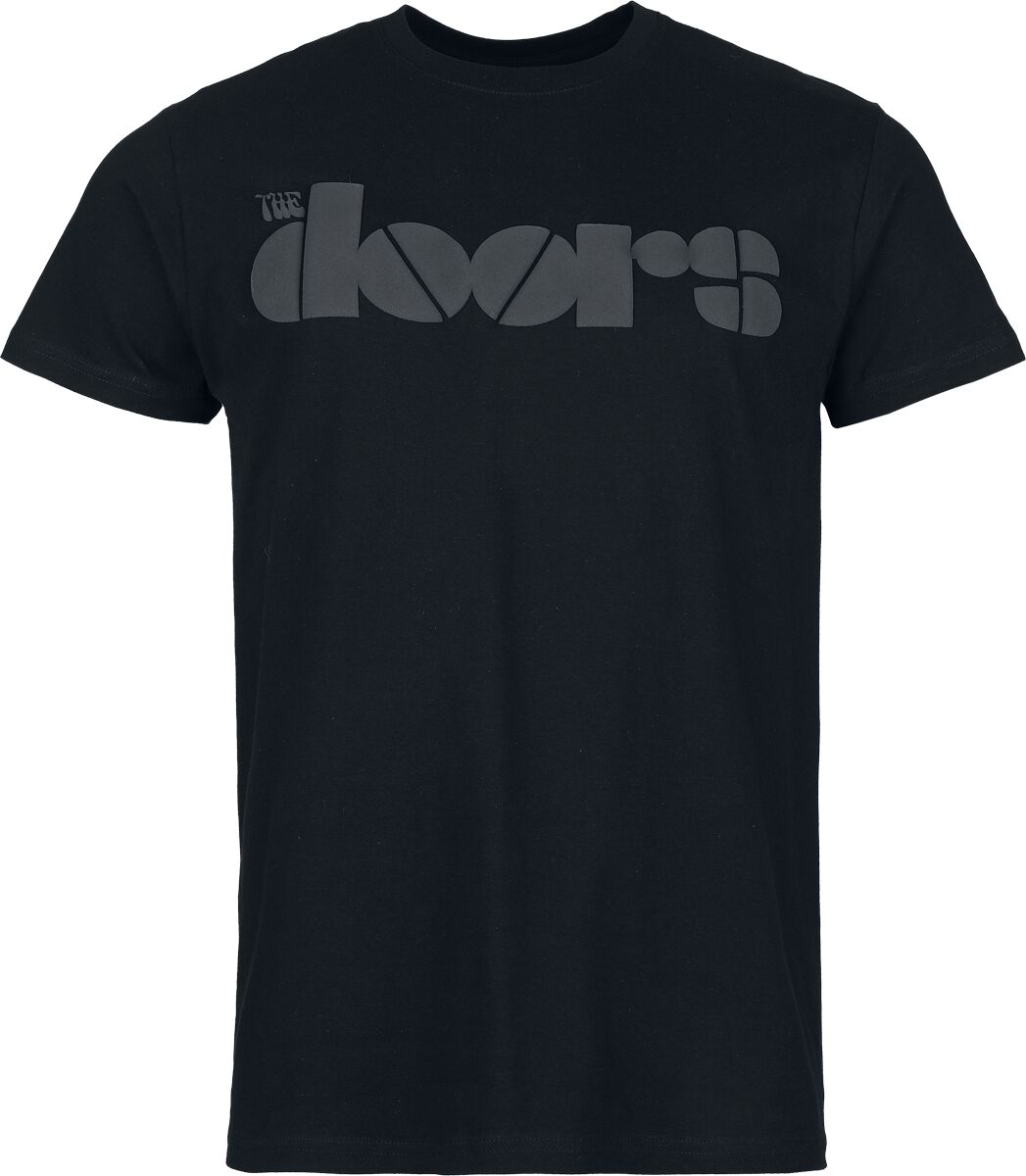 T-Shirt Manches courtes  de The Doors - Logo 3D Druck - S à 3XL - pour Homme - noir - The Doors
