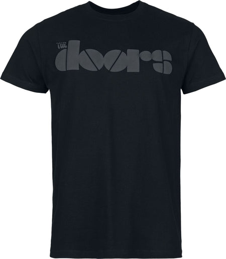 T-Shirt Manches courtes  de The Doors - Logo 3D Druck - S à 3XL - pour Homme - noir - The Doors