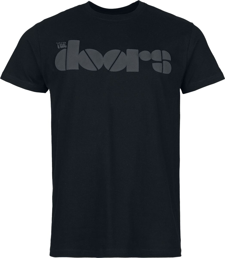 T-Shirt Manches courtes  de The Doors - Logo 3D Druck - S à 3XL - pour Homme - noir - The Doors