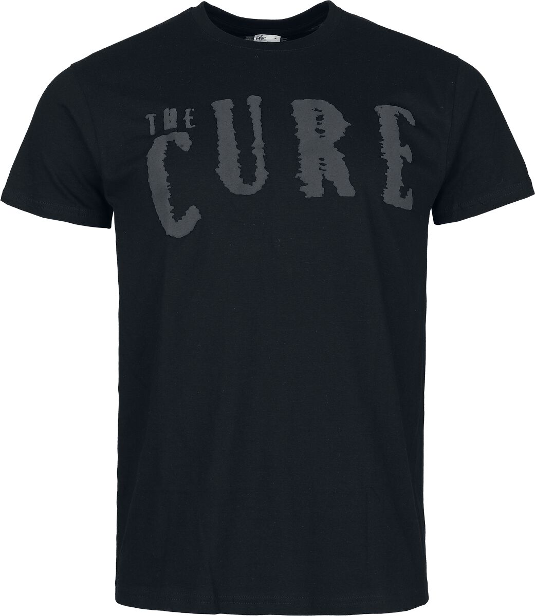 T-Shirt Manches courtes  de The Cure - Logo 3D Druck - S à 3XL - pour Homme - noir - The Cure