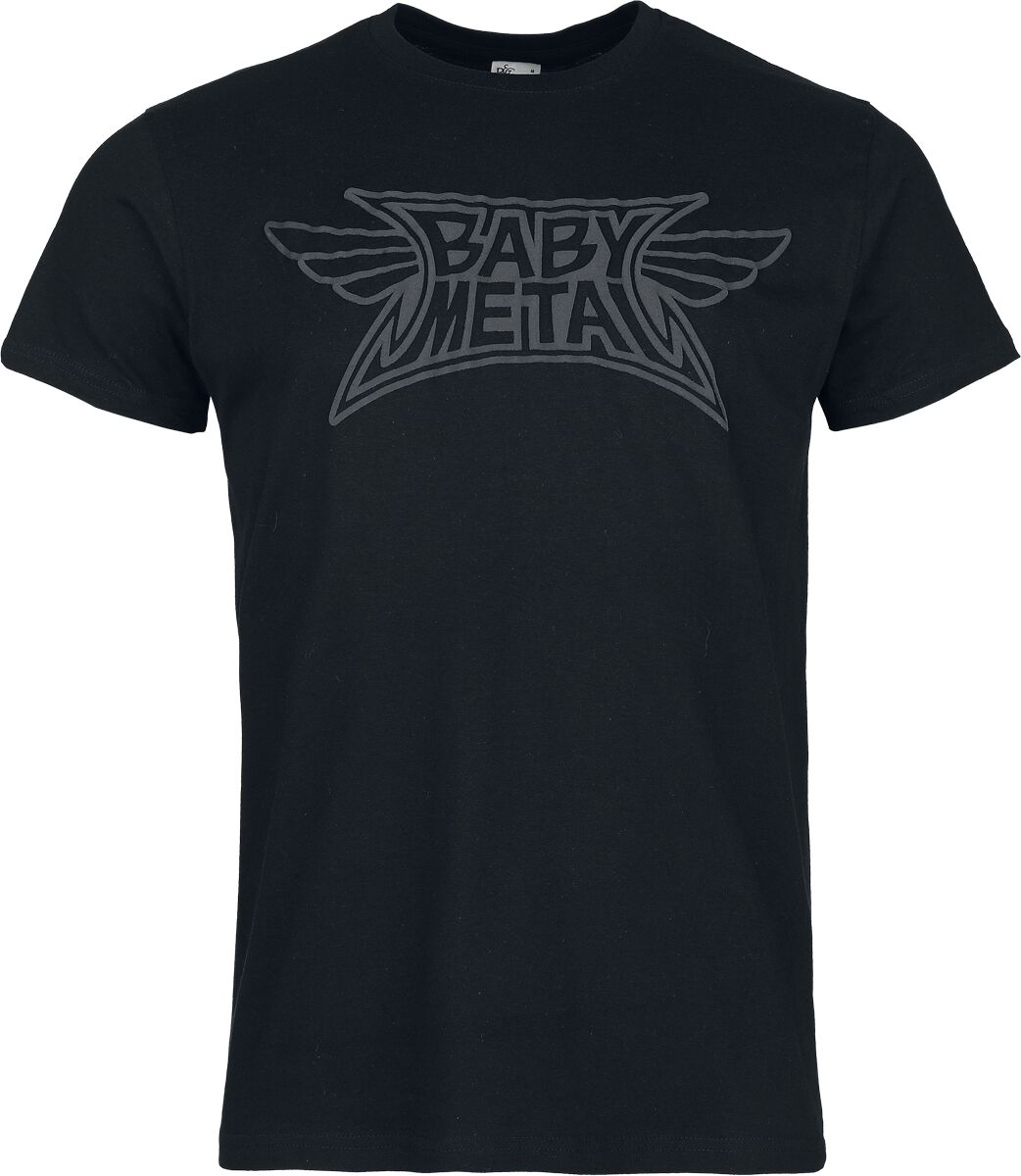 T-Shirt Manches courtes  de Babymetal - Logo 3D Druck - S à 3XL - pour Homme - noir - Babymetal