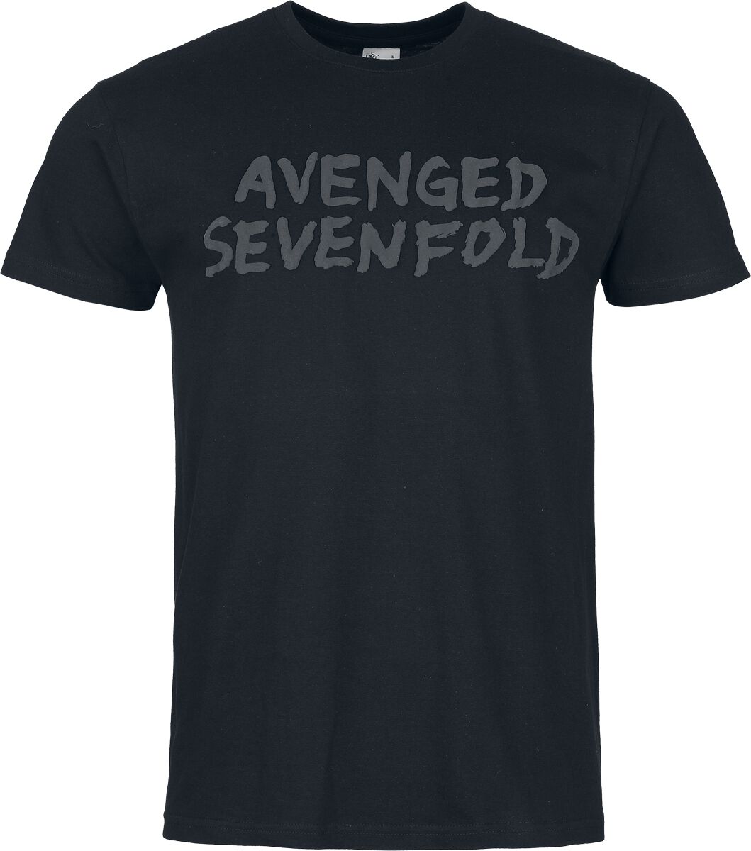 T-Shirt Manches courtes  de Avenged Sevenfold - Logo 3D Druck - S à 3XL - pour Homme - noir - Avenged Sevenfold