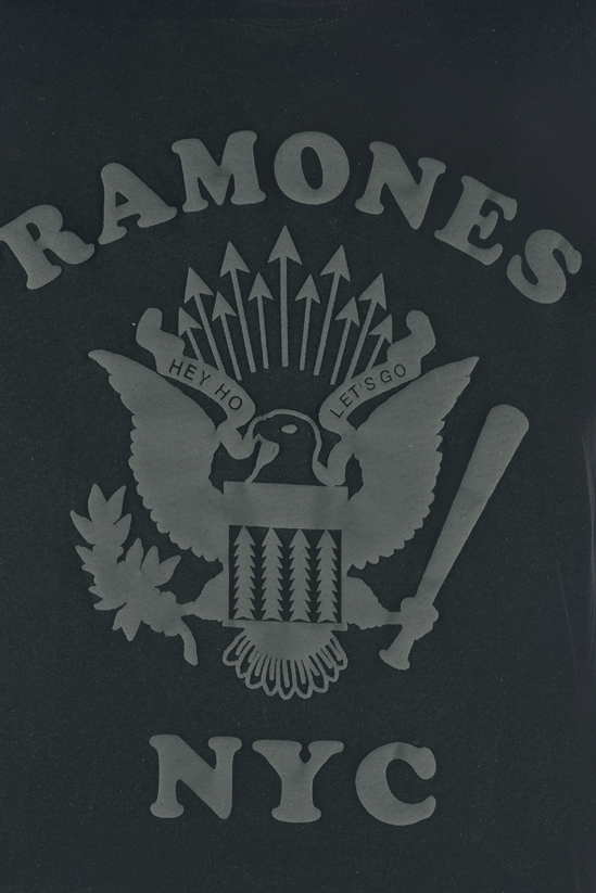 T-Shirt Manches courtes  de Ramones - Logo 3D Druck - S à 3XL - pour Homme - noir - Ramones - View 2