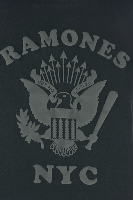 T-Shirt Manches courtes  de Ramones - Logo 3D Druck - S à 3XL - pour Homme - noir - Ramones - View 2