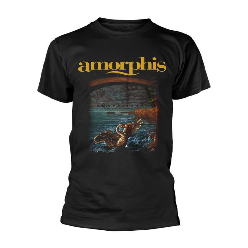 T-Shirt Manches courtes  de Amorphis - Borderland - L à XXL - pour Homme - noir - Amorphis
