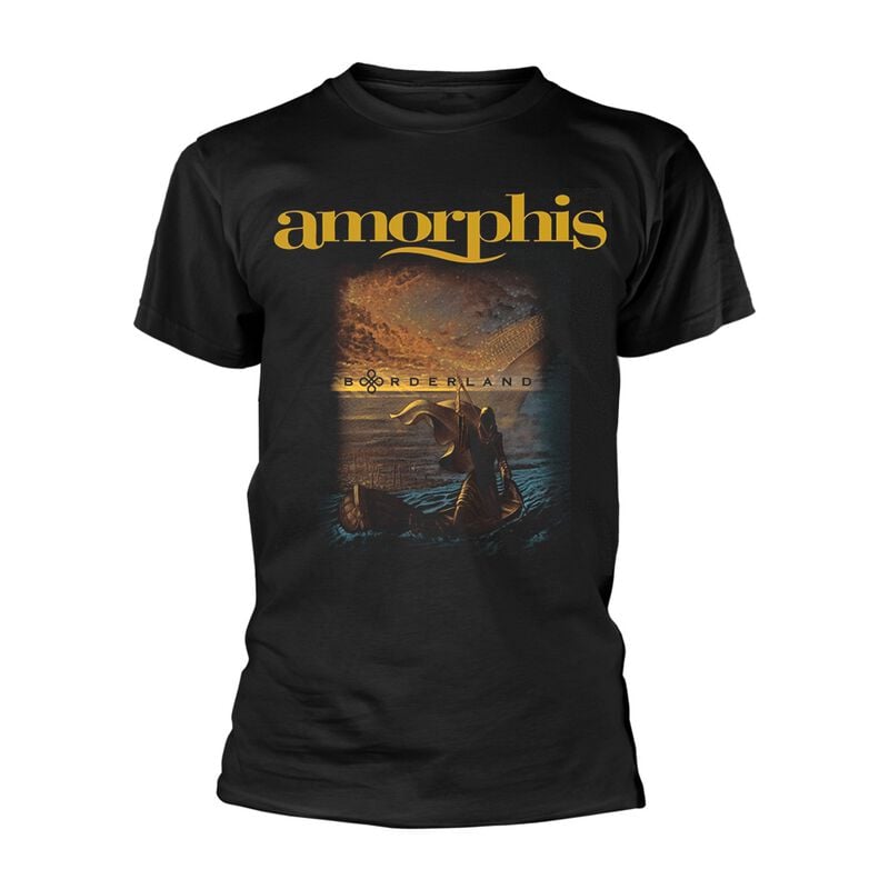 T-Shirt Manches courtes  de Amorphis - Borderland Back - S à XXL - pour Homme - noir - Amorphis