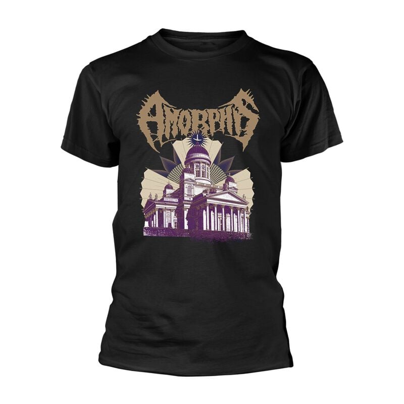 T-Shirt Manches courtes  de Amorphis - Cathedral - S à XXL - pour Homme - noir - Amorphis