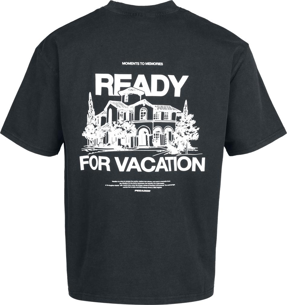 T-Shirt Oversize  de Pegador - Bovec Oversized Tee - S à XXL - pour Homme - noir - Pegador - View 2