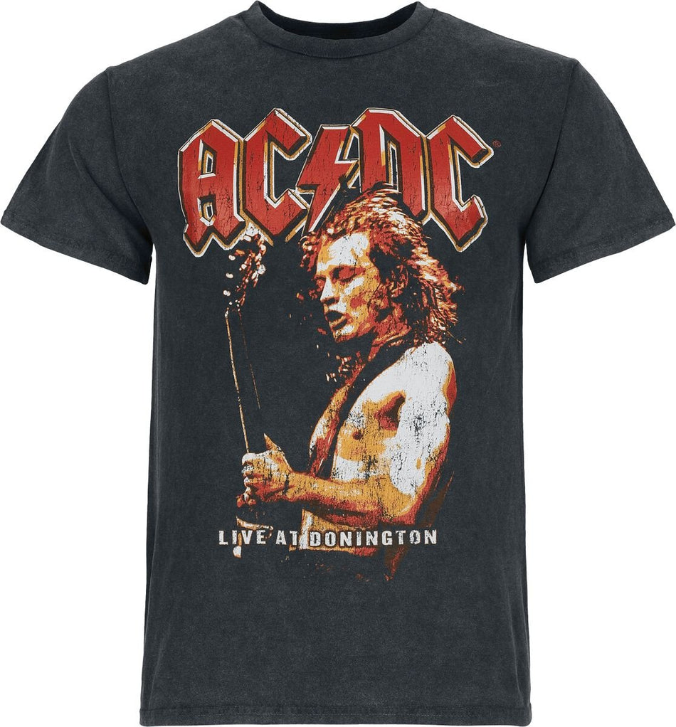 T-Shirt Manches courtes  de AC/DC - Live At Donington - S à XXL - pour Homme - noir - AC/DC