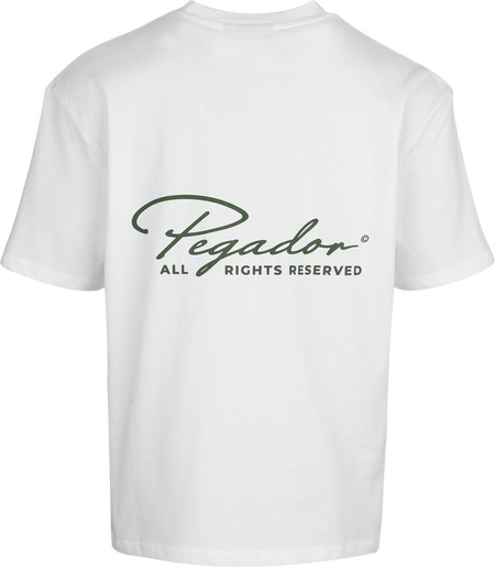 T-Shirt Oversize  de Pegador - Pike Oversized Tee - S à XXL - pour Homme - blanc - Pegador - View 2