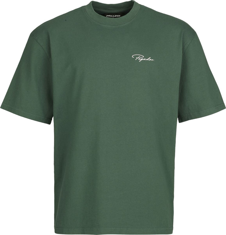 T-Shirt Oversize  de Pegador - Pike Oversized Tee - S à XXL - pour Homme - vert - Pegador