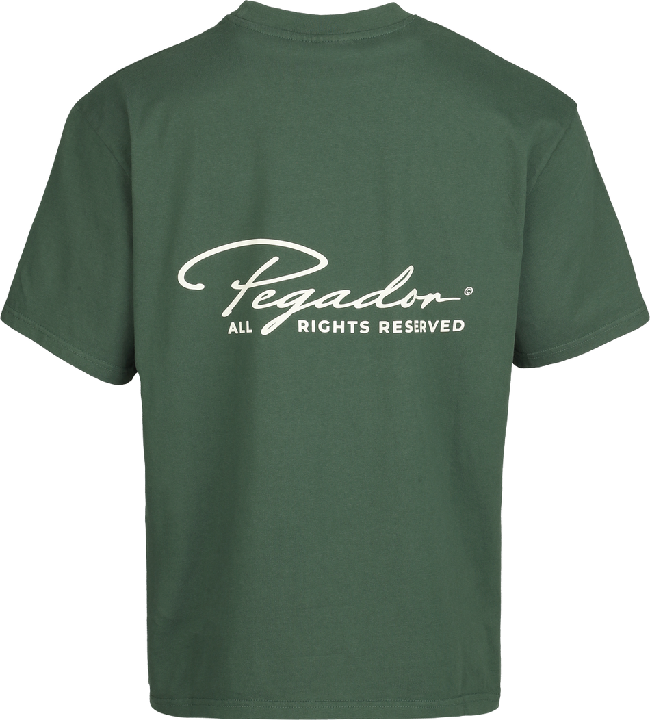 T-Shirt Oversize  de Pegador - Pike Oversized Tee - S à XXL - pour Homme - vert - Pegador - View 2