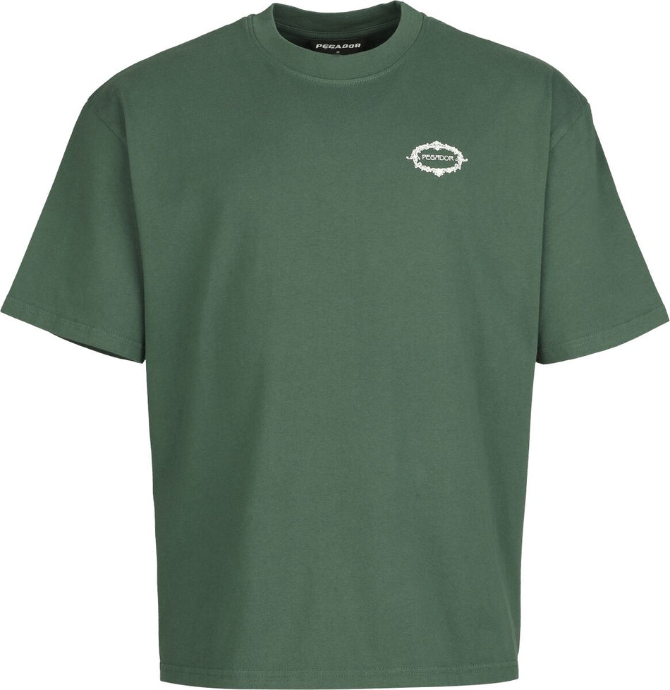 T-Shirt Oversize  de Pegador - Reine Oversized Tee - S à XXL - pour Homme - vert - Pegador
