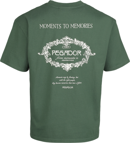 T-Shirt Oversize  de Pegador - Reine Oversized Tee - S à XXL - pour Homme - vert - Pegador - View 2