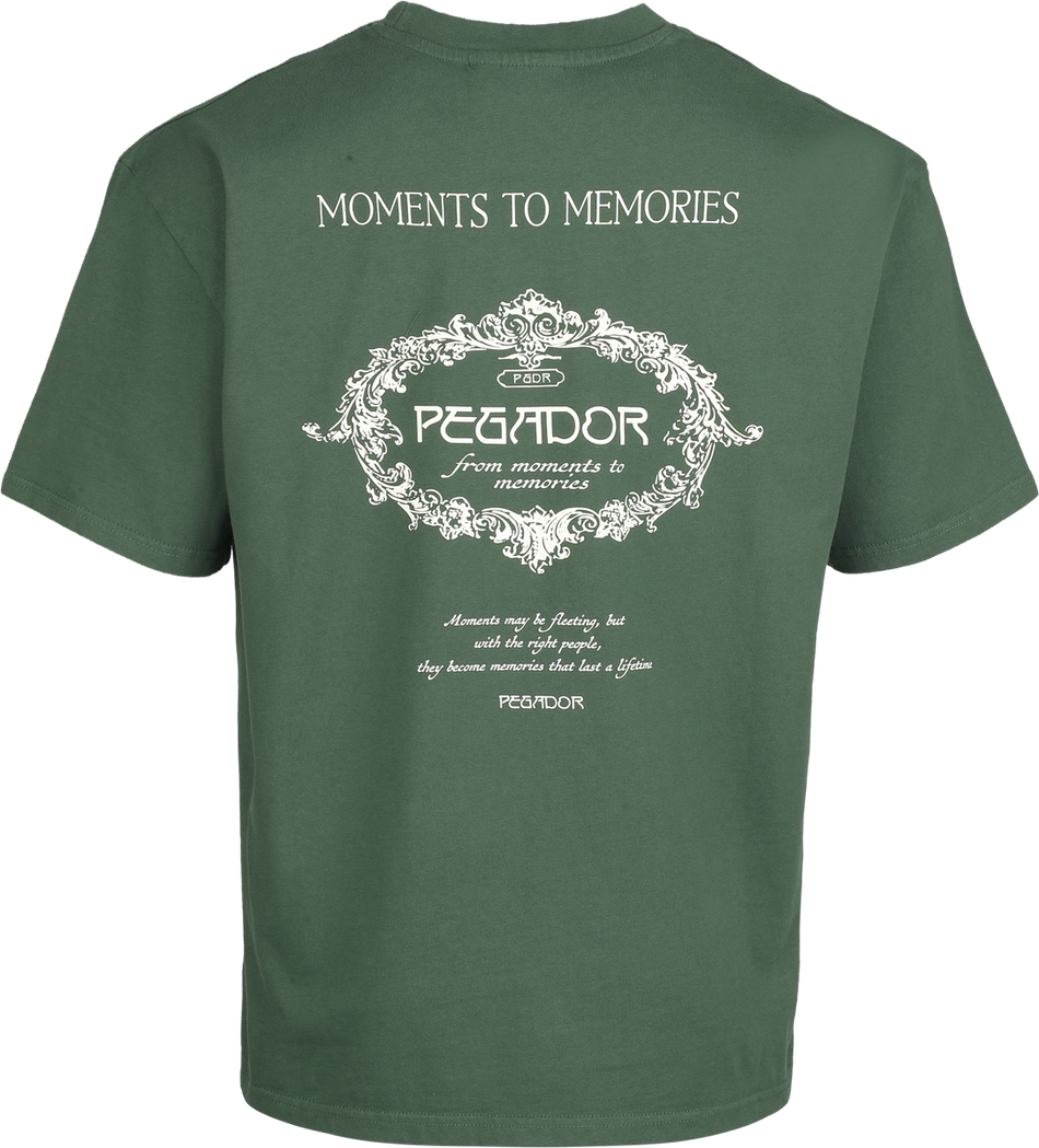 T-Shirt Oversize  de Pegador - Reine Oversized Tee - S à XXL - pour Homme - vert - Pegador - View 2