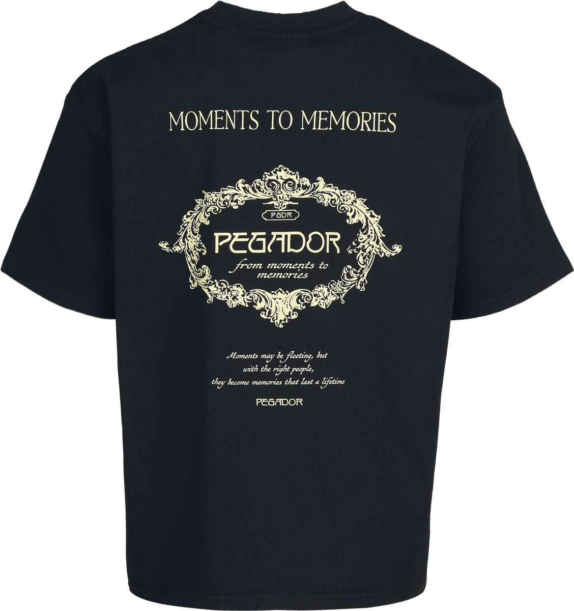 T-Shirt Oversize  de Pegador - Reine Oversized Tee - S à XXL - pour Homme - noir - Pegador - View 2