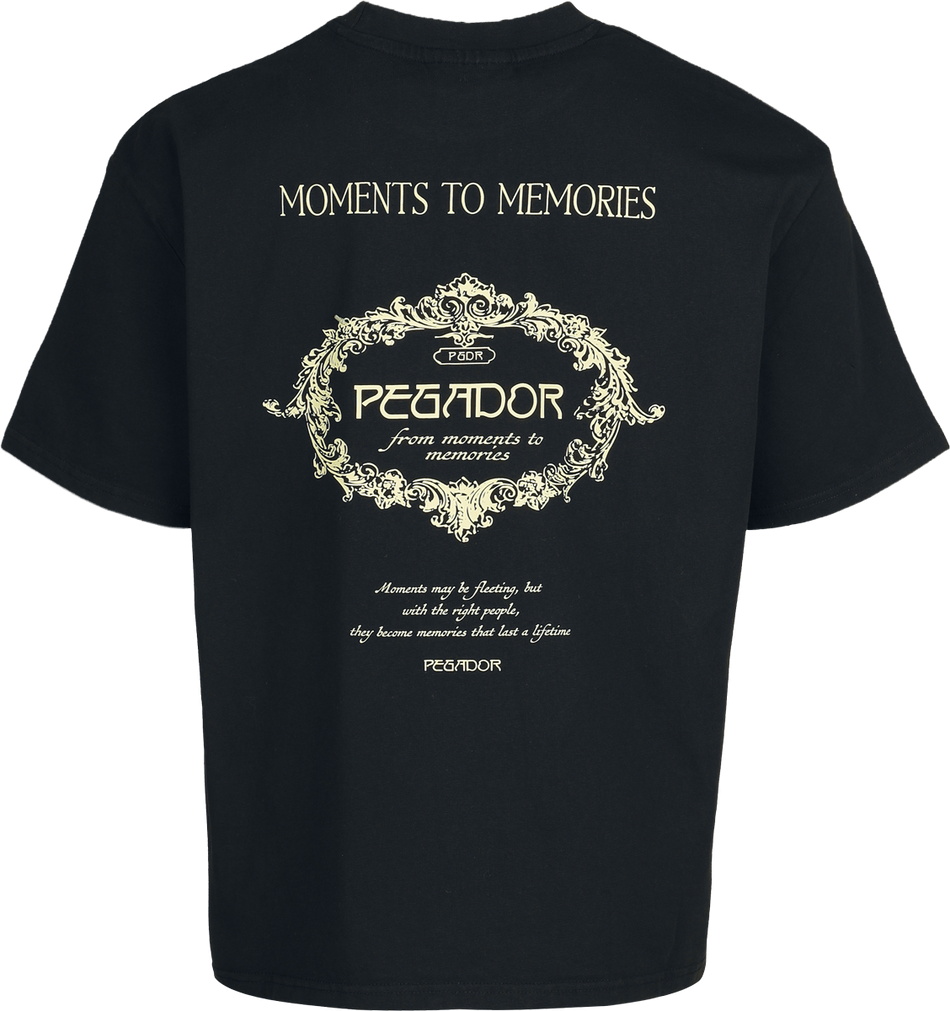 T-Shirt Oversize  de Pegador - Reine Oversized Tee - S à XXL - pour Homme - noir - Pegador - View 2