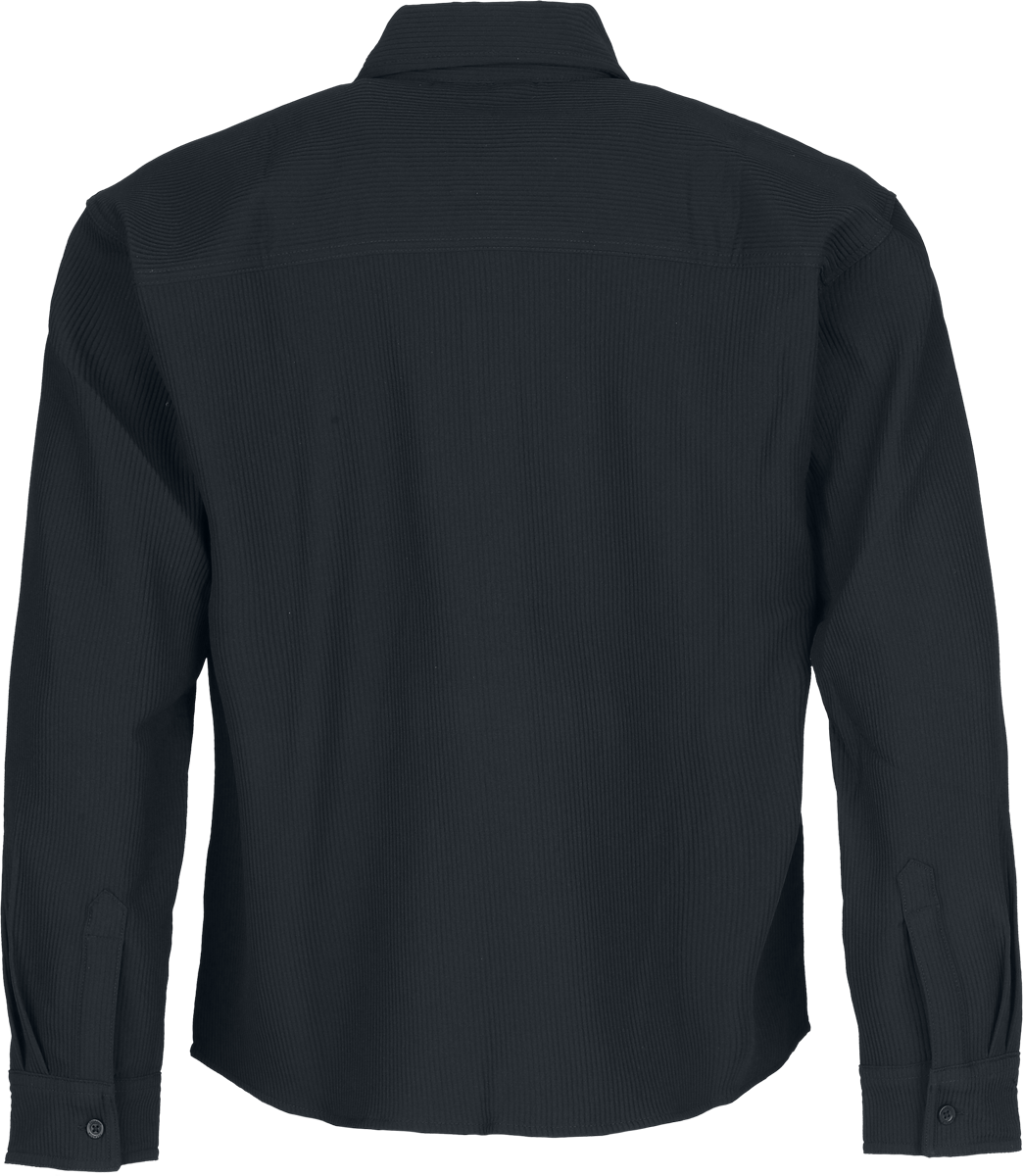 Chemise manches longues  de Pegador - Troy Plissee Longsleeve Shirt - S à XXL - pour Homme - noir - Pegador - View 2