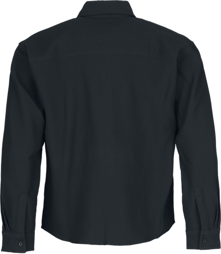 Chemise manches longues  de Pegador - Troy Plissee Longsleeve Shirt - S à XXL - pour Homme - noir - Pegador - View 2