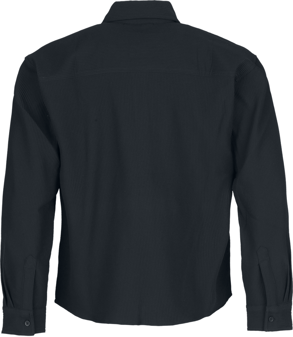 Chemise manches longues  de Pegador - Troy Plissee Longsleeve Shirt - S à XXL - pour Homme - noir - Pegador - View 2