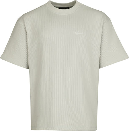 T-Shirt Oversize  de Pegador - Signar Oversized Rib Tee - S à XXL - pour Homme - gris - Pegador