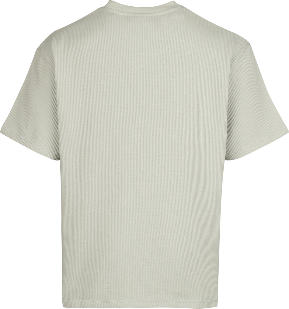 T-Shirt Oversize  de Pegador - Signar Oversized Rib Tee - S à XXL - pour Homme - gris - Pegador - View 2