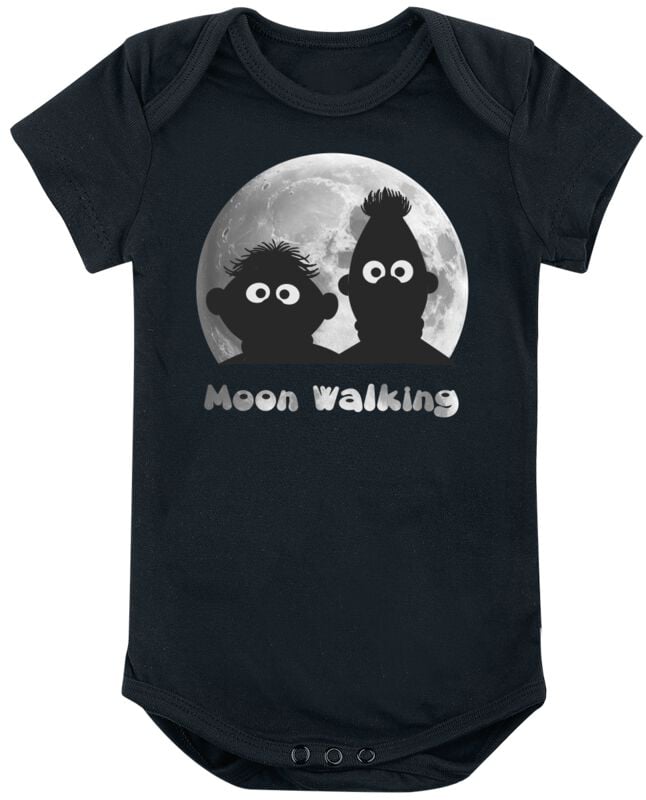Body  de Sesame Street - Ernie und Bert - Moonlight - 50/56 à 86/92 - pour Enfants - noir - Sesame Street