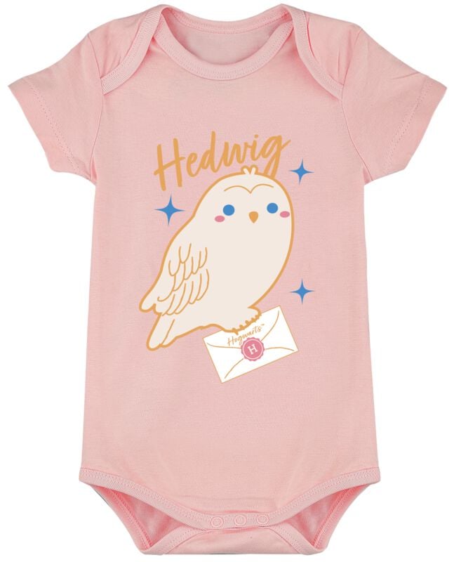 Body  de Harry Potter - Hedwige - 50/56 à 86/92 - pour Enfants - rose clair - Harry Potter