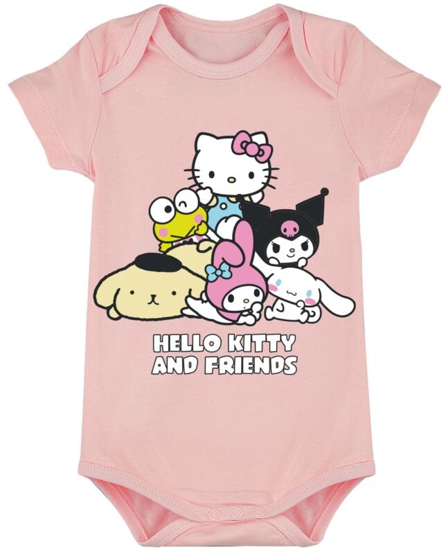 Body  de Hello Kitty - Hello Kitty & Ses Amis - 50/56 à 86/92 - pour Enfants - rose clair - Hello Kitty