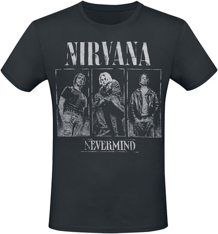 T-Shirt Manches courtes  de Nirvana - Nevermind Photo - L à 3XL - pour Homme - noir - Nirvana