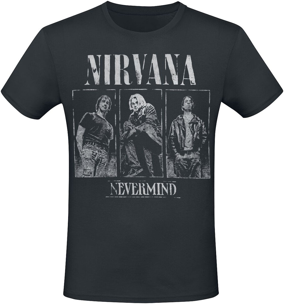 T-Shirt Manches courtes  de Nirvana - Nevermind Photo - L à 3XL - pour Homme - noir - Nirvana
