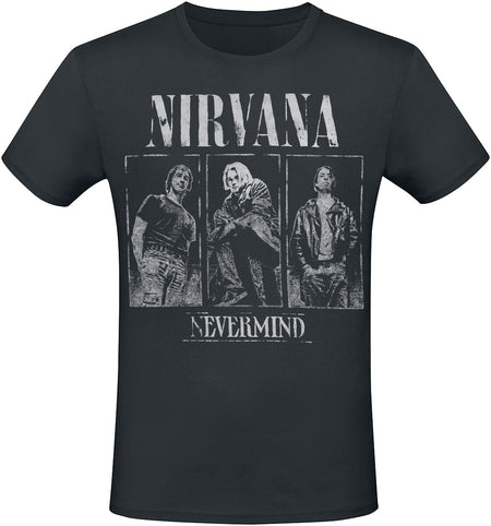 T-Shirt Manches courtes  de Nirvana - Nevermind Photo - S à 3XL - pour Homme - noir - Nirvana
