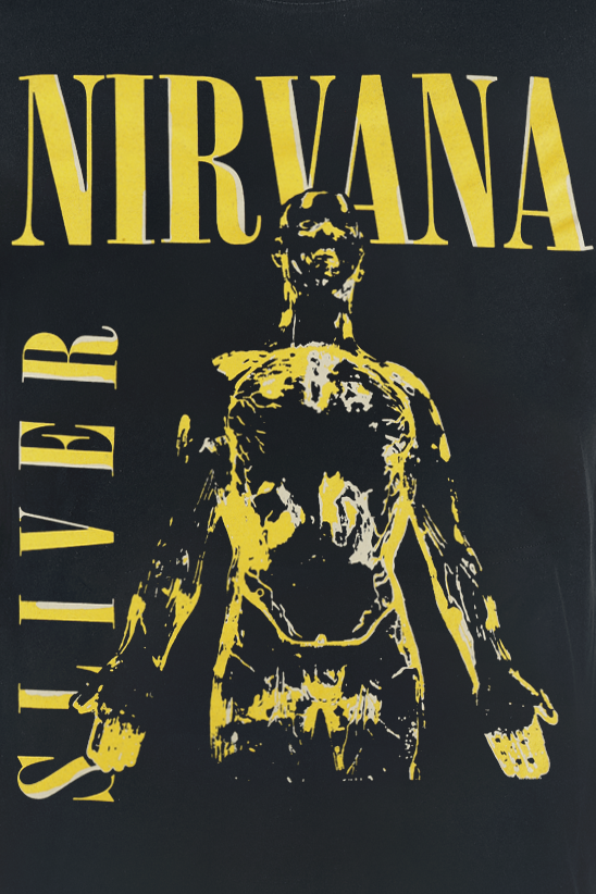 T-Shirt Manches courtes  de Nirvana - Sliver - S à 3XL - pour Homme - noir - Nirvana - View 2