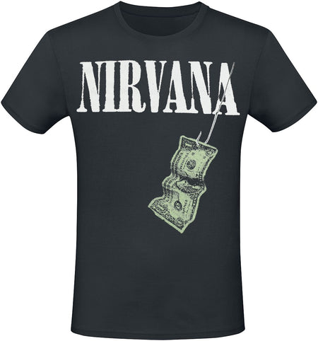 T-Shirt Manches courtes  de Nirvana - Nevermind Tracklist - M à 3XL - pour Homme - noir - Nirvana