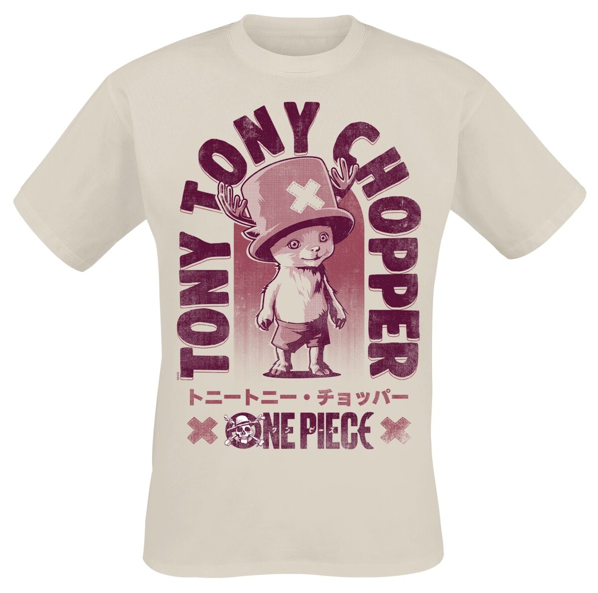 T-Shirt Manches courtes  de One Piece - Tony Tony Chopper - S à XXL - pour Homme - naturel - One Piece