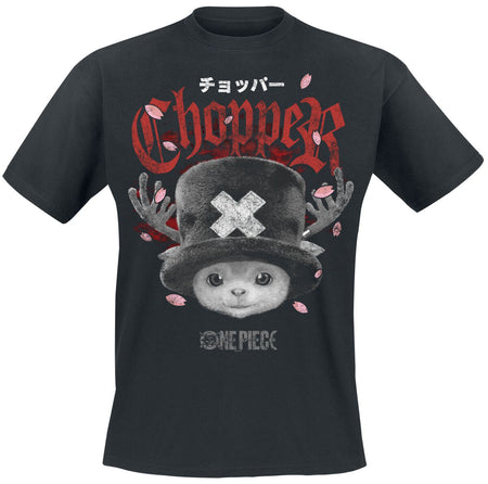 T-Shirt Manches courtes  de One Piece - Onr Piece -Chopper Heavy Metal - S à 3XL - pour Homme - noir - One Piece