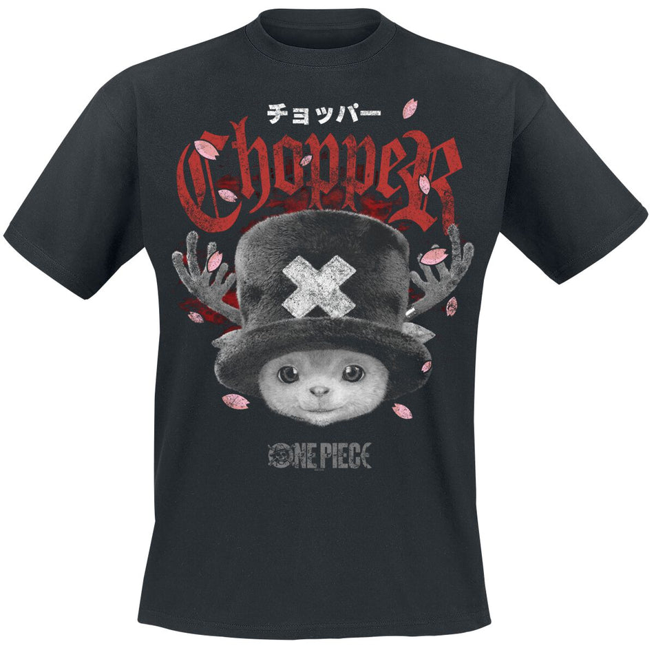 T-Shirt Manches courtes  de One Piece - Onr Piece -Chopper Heavy Metal - S à 3XL - pour Homme - noir - One Piece
