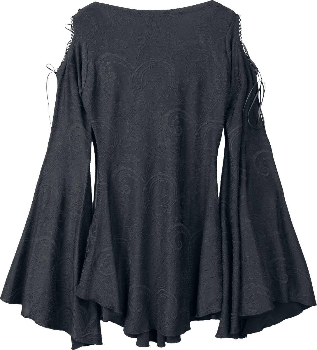 Robe courte Gothic de Devil Fashion - Pattern Shoulder Hollow Gothic - XS à 3XL - pour Femme - noir - Devil Fashion - View 2