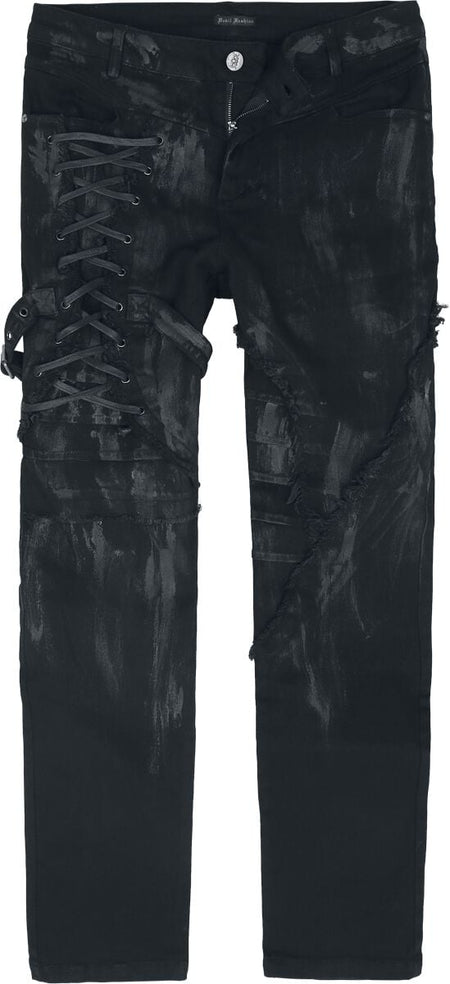 Jean Gothic de Devil Fashion - Punk Mech Men's Pants - S à XXL - pour Homme - noir - Devil Fashion