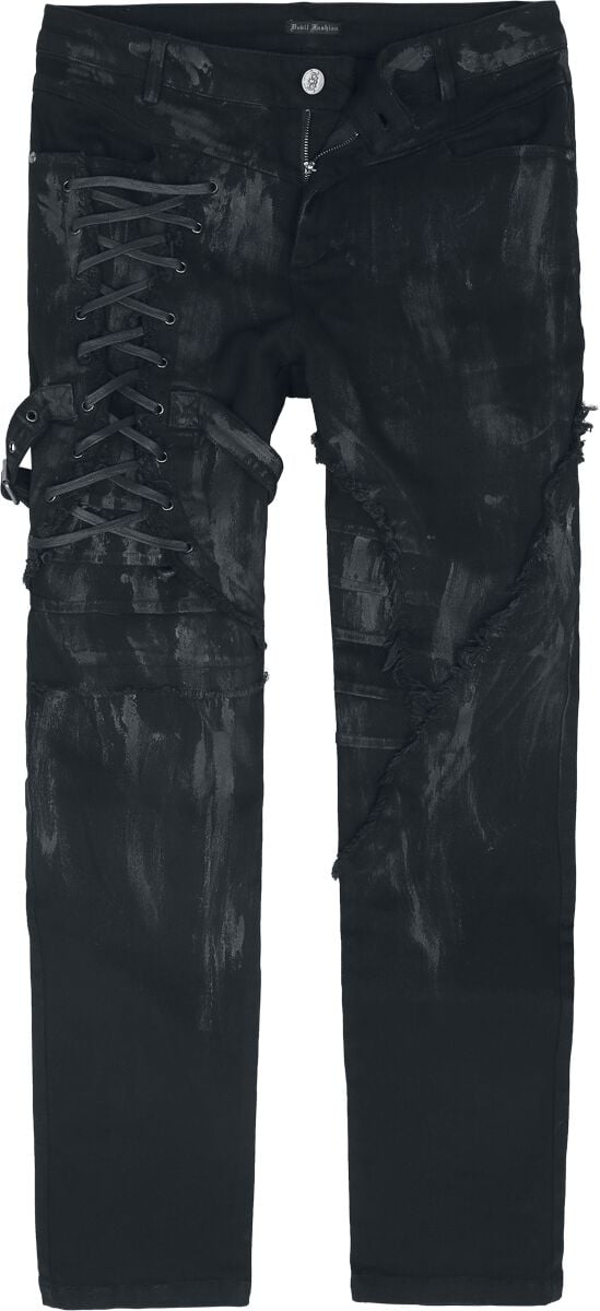 Jean Gothic de Devil Fashion - Punk Mech Men's Pants - S à XXL - pour Homme - noir - Devil Fashion