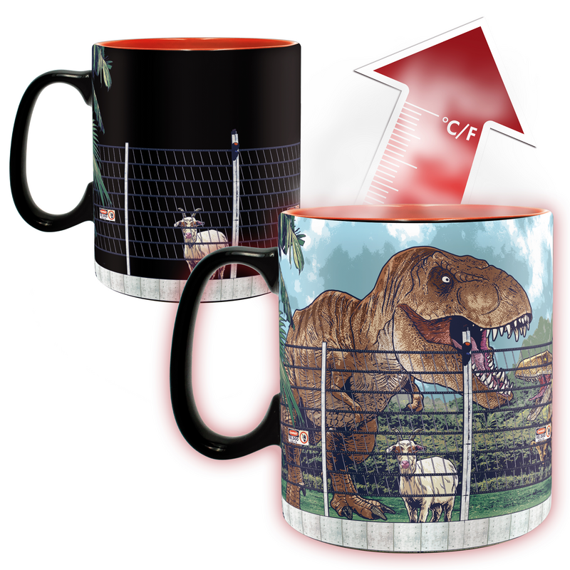 Mug  de Jurassic Park - Portes - Mug Magique - pour Indifférent - multicolore - Jurassic Park - View 2