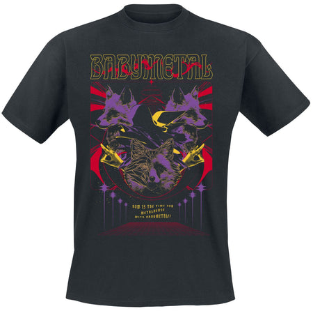 T-Shirt Manches courtes  de Babymetal - Tour Poster - S à 3XL - pour Homme - noir - Babymetal