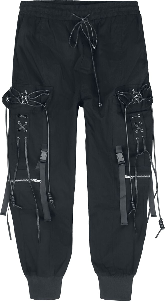 Bas de survêtement Gothic de Devil Fashion - Pentagram Punk Men's Pants - S à 4XL - pour Homme - noir - Devil Fashion