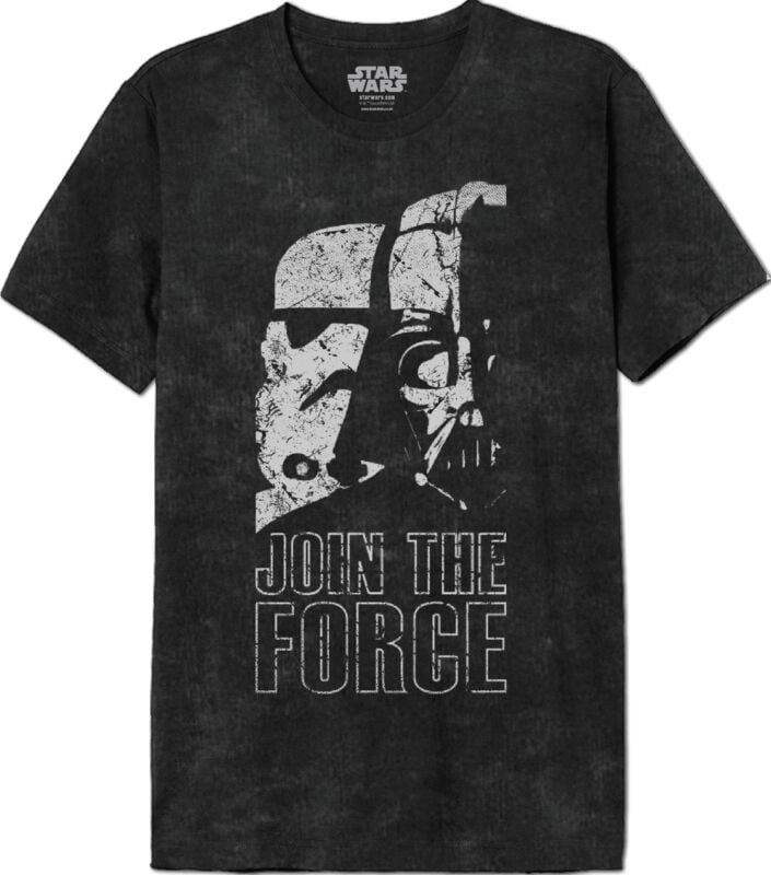T-Shirt Manches courtes Disney de Star Wars - Join The Force - M à XXL - pour Homme - noir - Star Wars