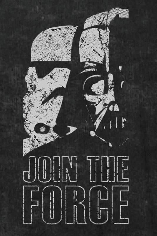 T-Shirt Manches courtes Disney de Star Wars - Join The Force - M à XXL - pour Homme - noir - Star Wars - View 2